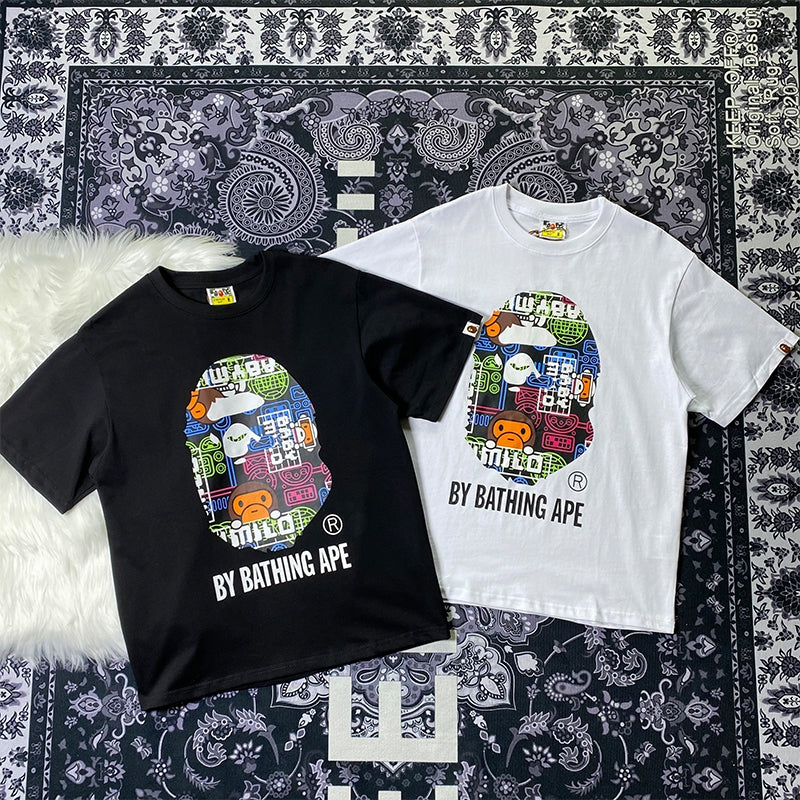 BAPE 2025 Men's and Women's Short Sleeve T-Shirts