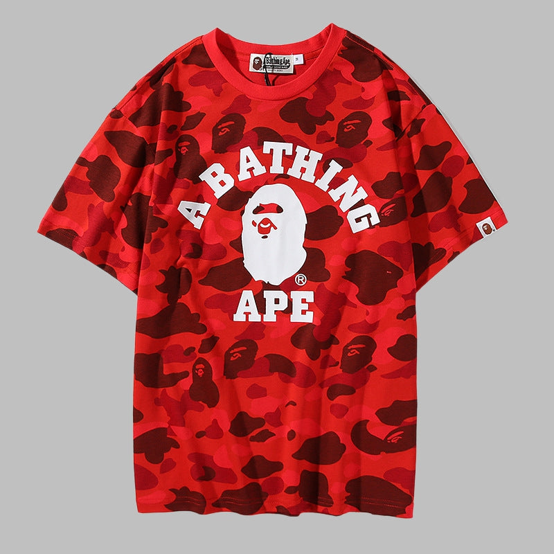 BAPE 2025 Men's and Women's Short Sleeve T-Shirts