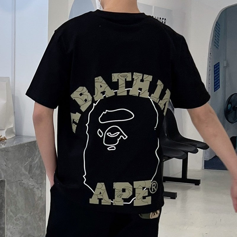 BAPE 2025 Men's and Women's Short Sleeve T-Shirts