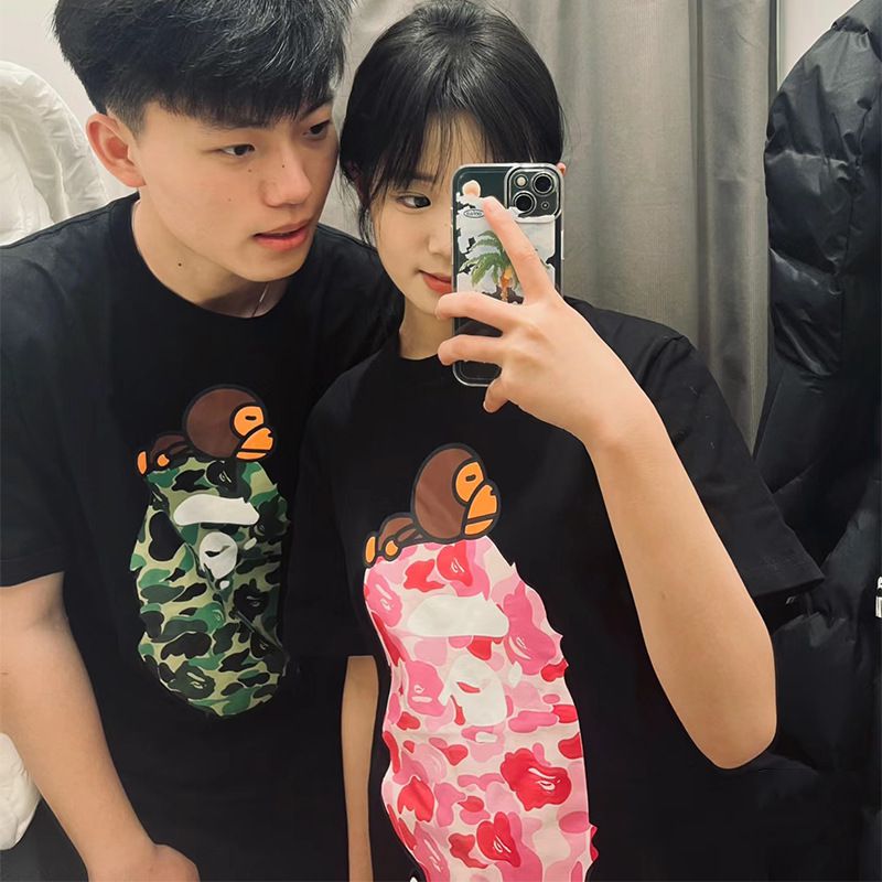BAPE 2025 Men's and Women's Short Sleeve T-Shirts