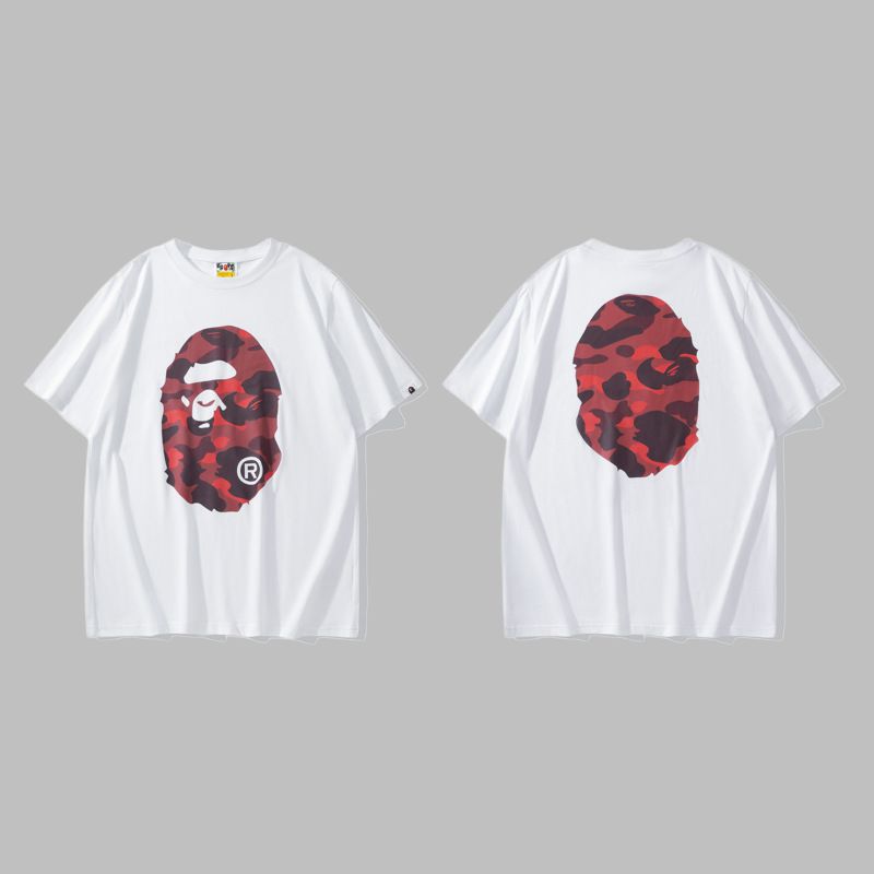 BAPE 2025 Men's and Women's Short Sleeve T-Shirts