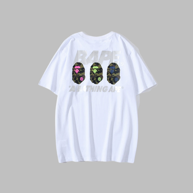 BAPE 2025 Men's and Women's Short Sleeve T-Shirts