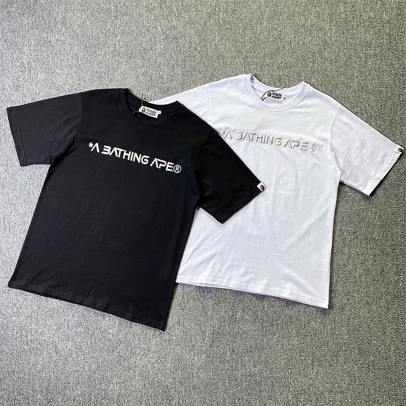 BAPE 2025 Men's and Women's Short Sleeve T-Shirts