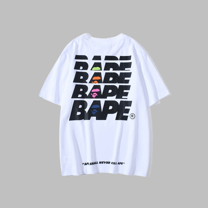 BAPE 2025 Men's and Women's Short Sleeve T-Shirts
