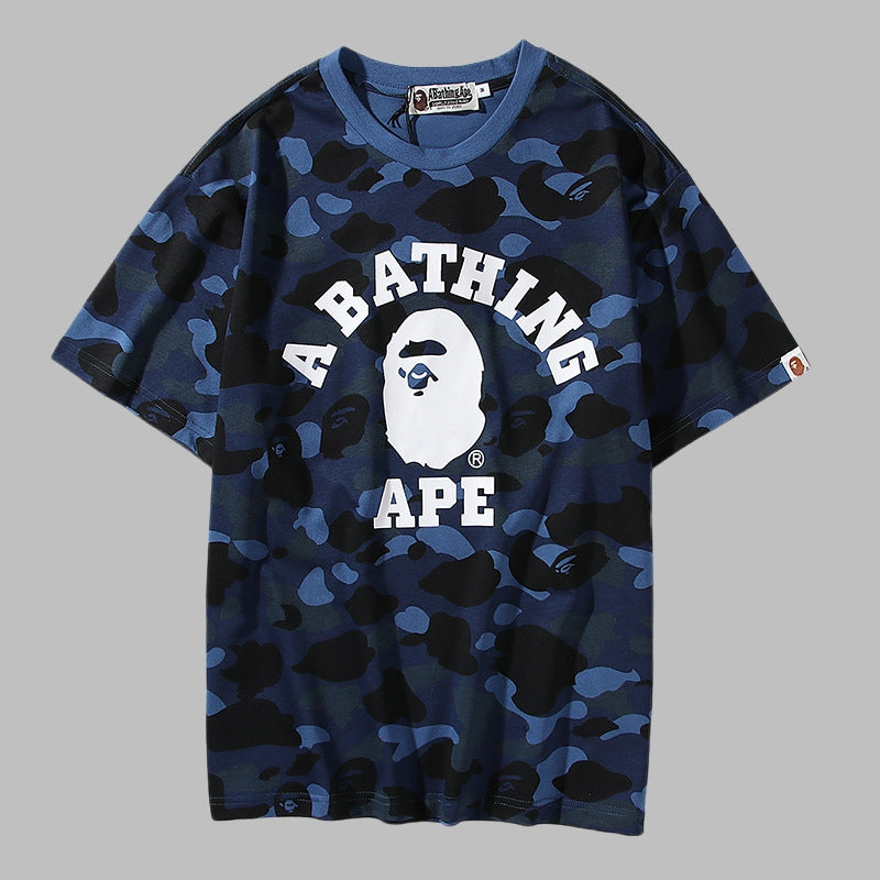 BAPE 2025 Men's and Women's Short Sleeve T-Shirts