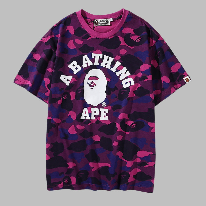 BAPE 2025 Men's and Women's Short Sleeve T-Shirts