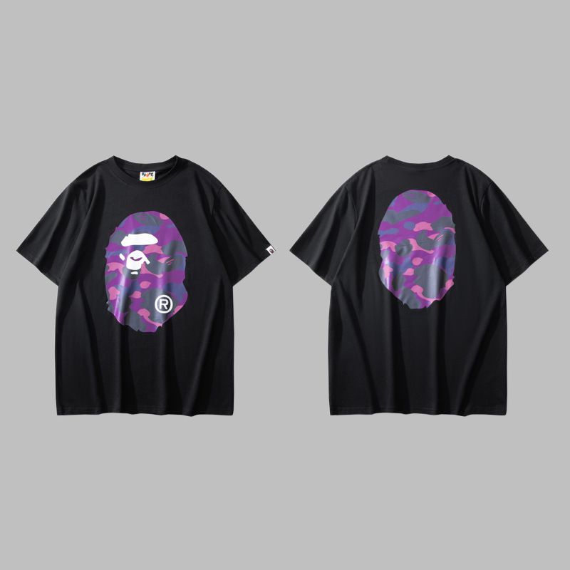 BAPE 2025 Men's and Women's Short Sleeve T-Shirts