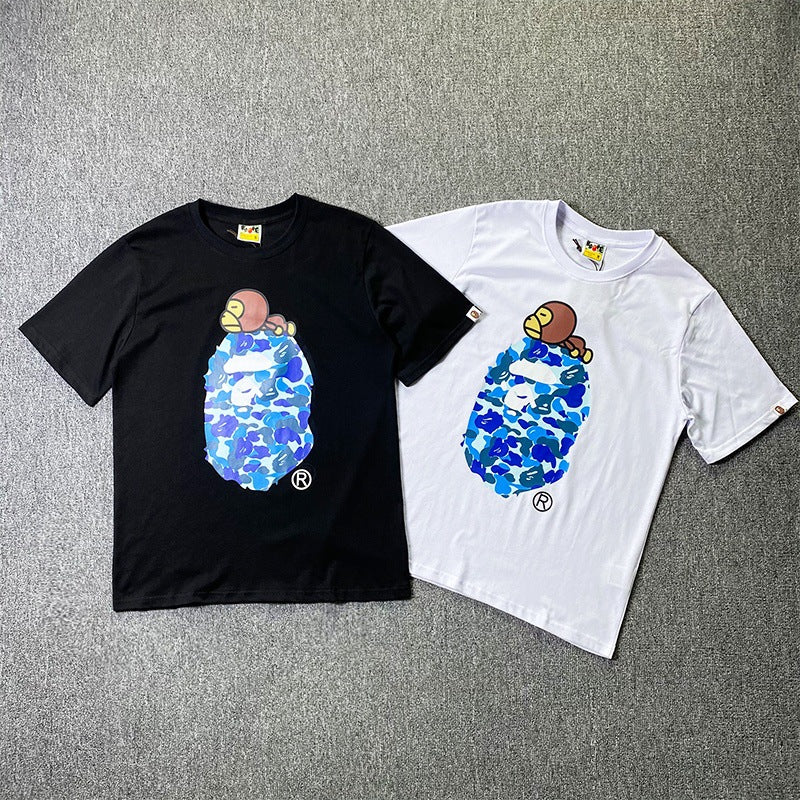 BAPE 2025 Men's and Women's Short Sleeve T-Shirts