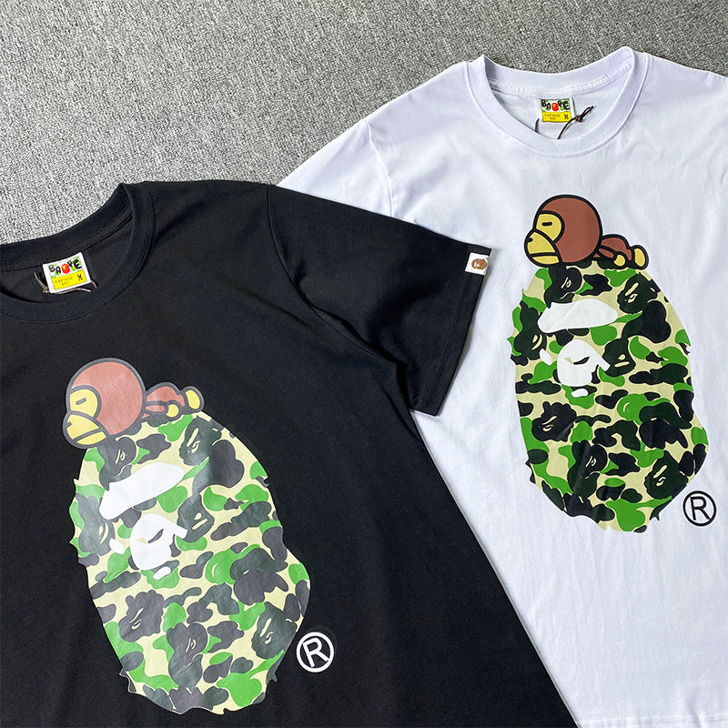 BAPE 2025 Men's and Women's Short Sleeve T-Shirts