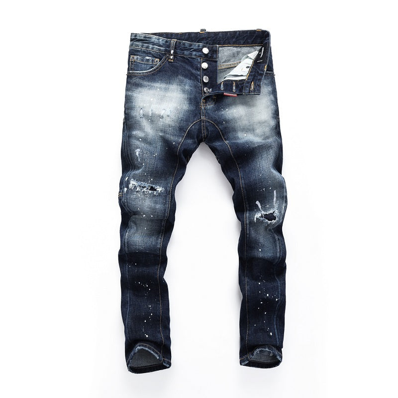 DSQ2 New Men's Ripped Jeans