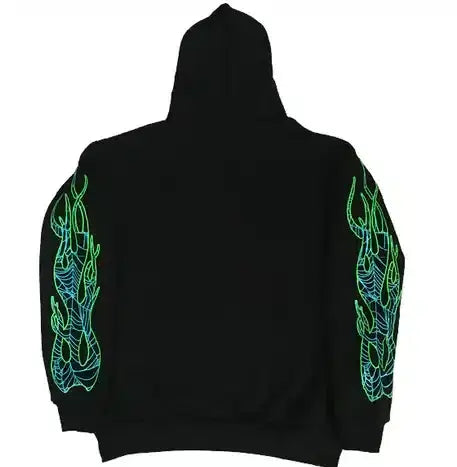 Juice WRLD X Sp5der 555  Black Hoodie