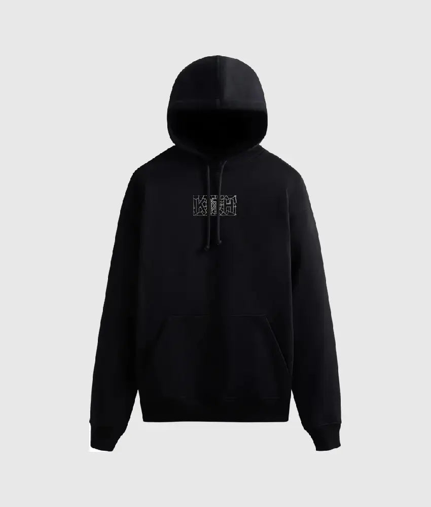 Kith For Sp5der Web Logo Black Hoodie