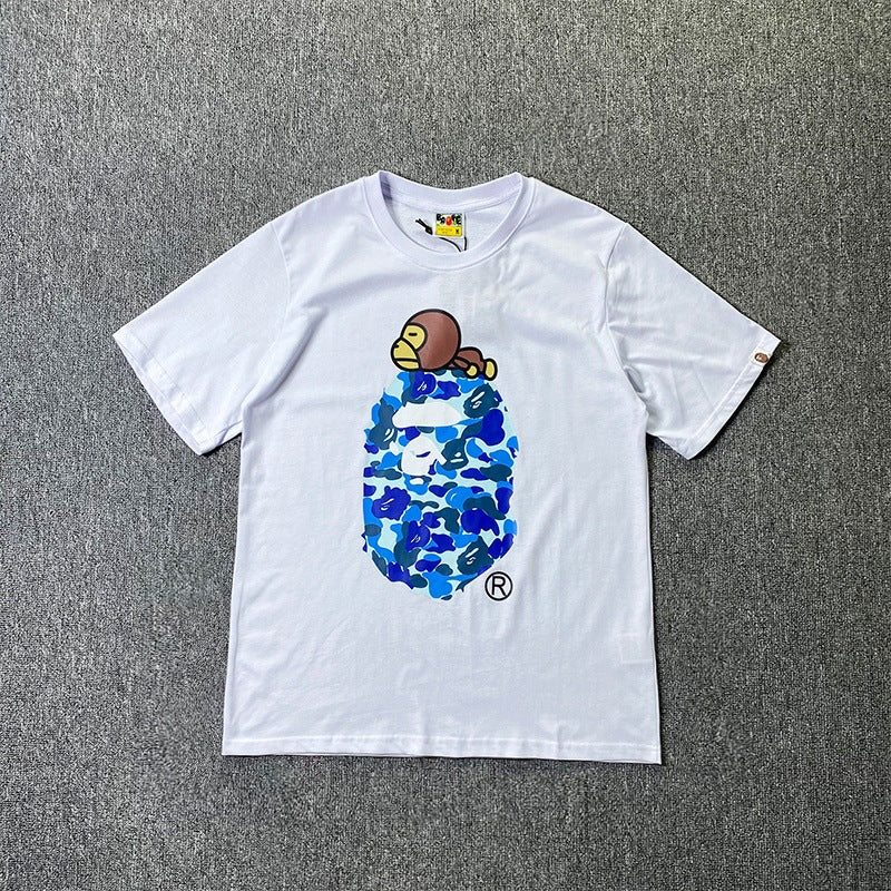 BAPE 2025 Men's and Women's Short Sleeve T-Shirts