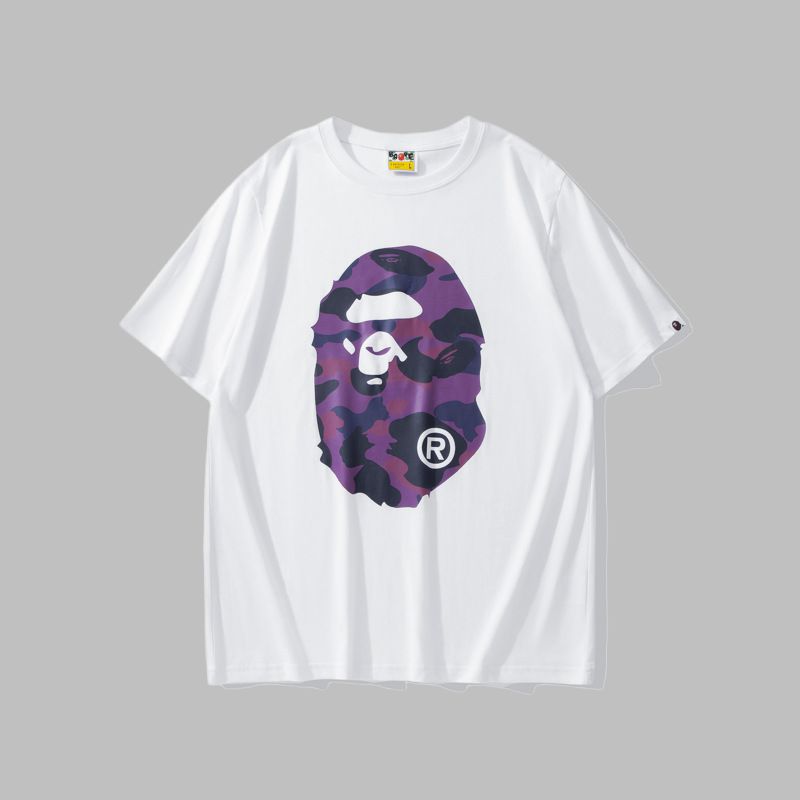 BAPE 2025 Men's and Women's Short Sleeve T-Shirts