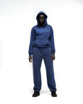 Sp5der Blue Studded Punk Hoodie