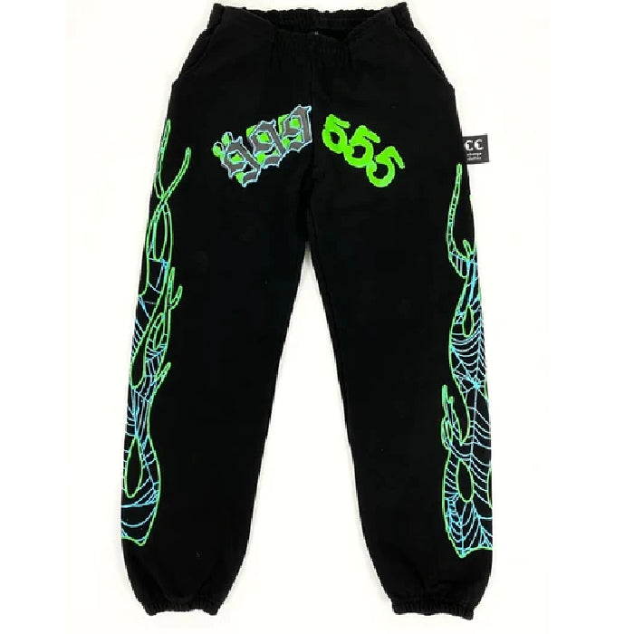 sp5der 999 555Club Black Sweatpant