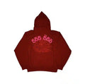 Sp5der 555 555 Worldwide Maroon Hoodie