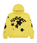 Sp5der Beluga Hoodie Sp5 Black Gold Logo