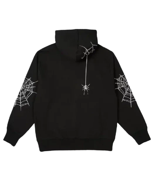 Palace Sp5der Zip Black Hoodie