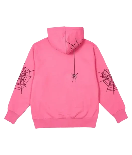 Palace Sp5der Zip Shock Pink Hoodie
